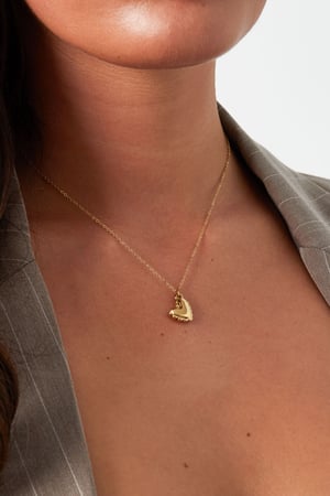 Halskette „Pure Joy“ – Goldfarbe - Goldfarbefarbe h5 Bild3